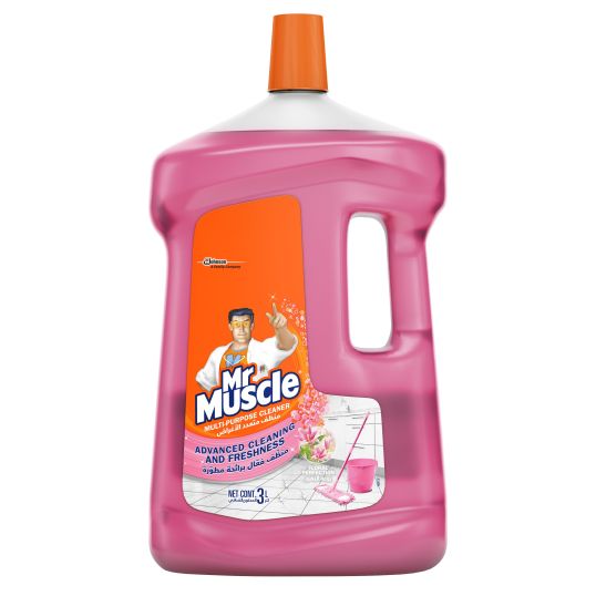 MR MUSCLE FLORAL MULTI-PURPOSE FLOOR CLEANER 3 LTR