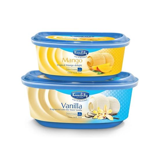 KWALITY ICE CREAM ASSORTED 2LTR +1 LTR