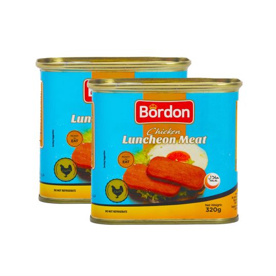 BORDON LUNCHEON MEAT CHICKEN 2X320 GMS @SPECIAL PRICE