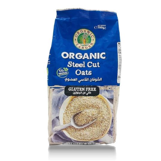 ORGANIC LARDER OATS STEEL CUT 700 GMS