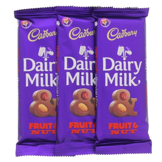 CADBURY FRUIT AND NUT CHOCOLATE 3X100 GMS @15% OFF