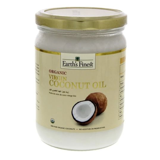 EARTH'S FINEST ORGANIC EXTRA VIRGIN COCONUT OIL 500 ML