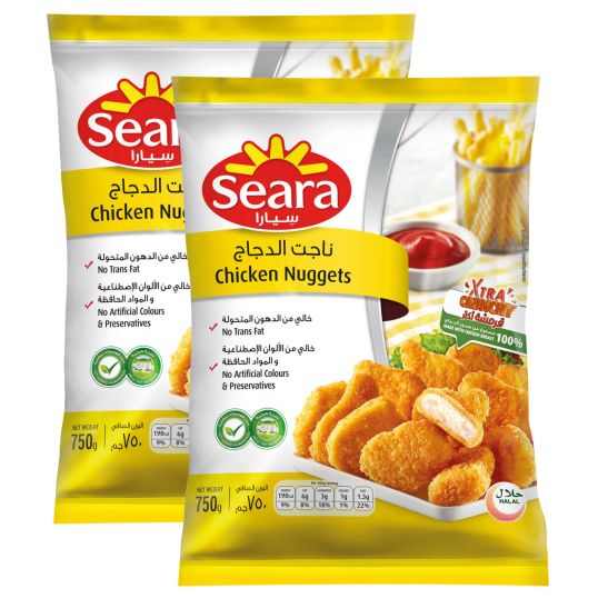 SEARA CHICKEN NUGGETS 750 GMS TWIN PACK @SPECIAL OFFER