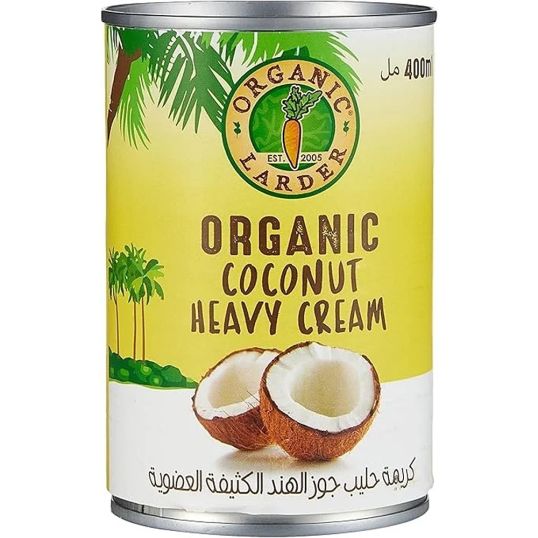 ORGANIC LARDER ORGANIC COCONUT HEAVY CREAM 400 ML