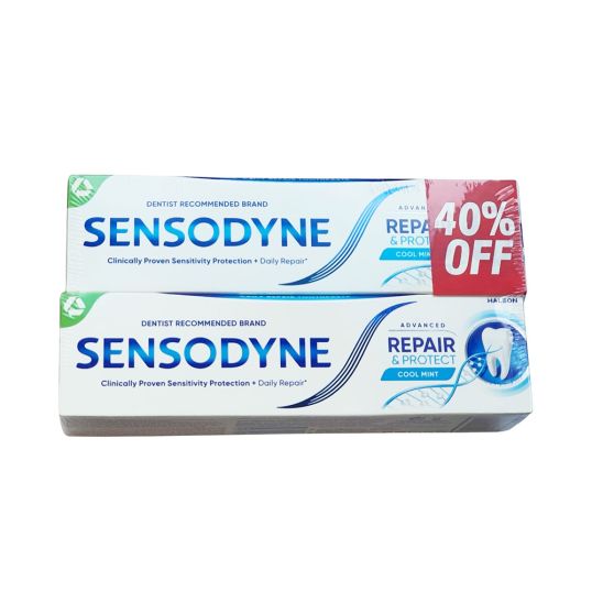 SENSODYNE REPAIR AND PROTECT COOL MINT 2X75 ML