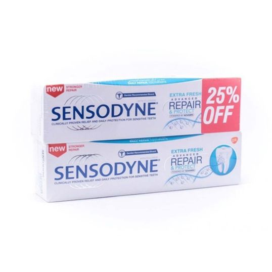 SENSODYNE REPAIR AND PROTCT EXTRA FRESH 2X75 ML