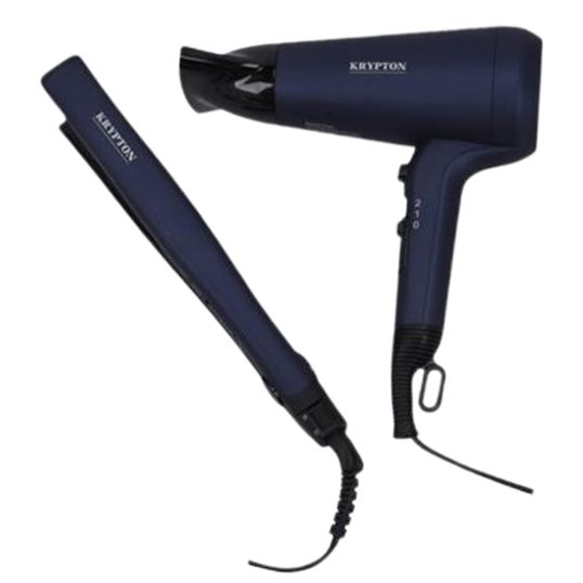 KRYPTON 2IN1 HAIR DRYER AND STRAIGHTENER COMBO SET