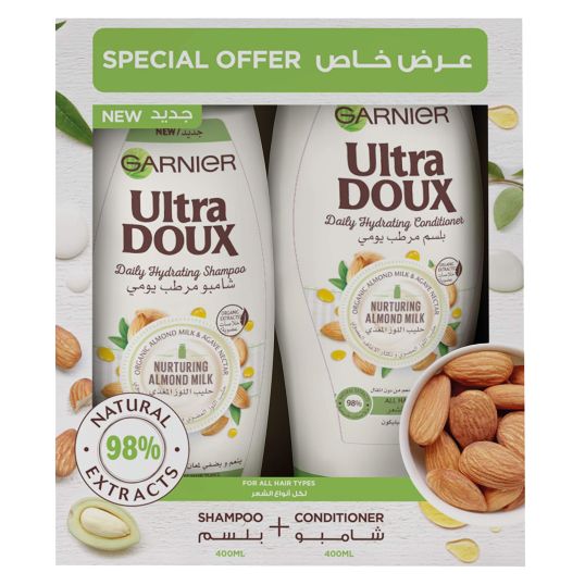 ULTRA DOUX PROMO SHMP+COND OLIVE MYTHIC 400 ML @30%OFF