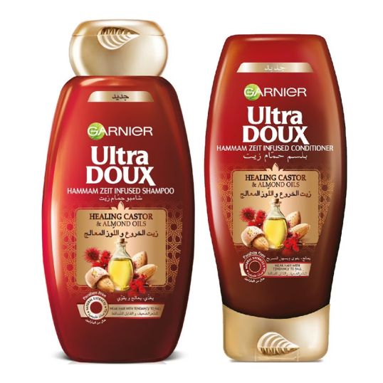 ULTRA DOUX PROMO CASTOR SHAMPOO 400 ML +CONDITIONER 360 ML @SPECIAL OFFER