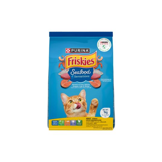 FRISKIES SEAFOOD SENSATIONCAT FOOD 6X1 KG @15% OFFER