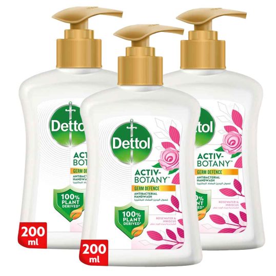 DETTOL HIBISCUS ROSEWATER HANDWASH 3X200 ML