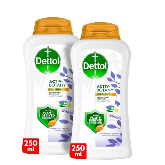 DETTOL SHOWERGEL LAVENDER CHAMOMILE 2X250 ML