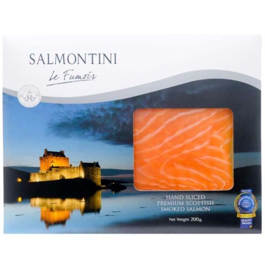 SALMONTINI SMOKED SALMON 200 GMS