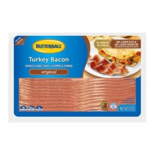 BUTTER BALL TURKEY BACON SLICED 150 GMS