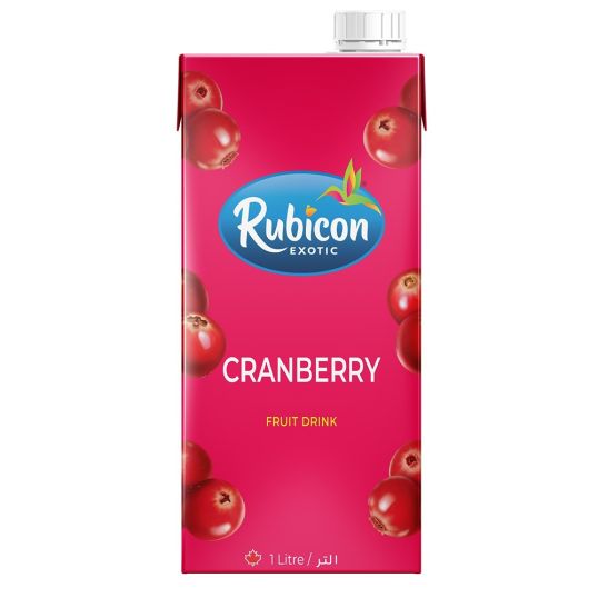 RUBICON EXOTIC CRANBERRY JUICE DRINK 1 LTR