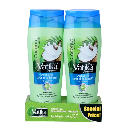 VATIKA SHAMPOO VOLUME ASSORTED 2X400 ML