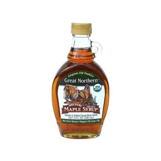 GREAT NORTHERN ORGANIC MAPLE SYRUP GRADE A 236 ML
