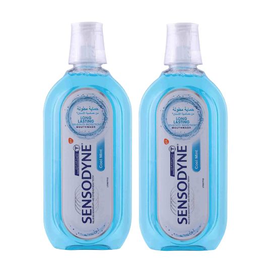 SENSODYNE COOL MINT MOUTH WASH 500ML 1+1 FREE