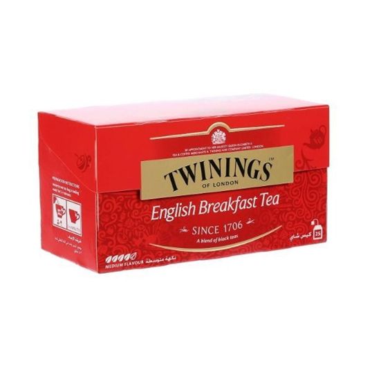 TWININGS ENGLISH BREAKFAST TEA 25'S