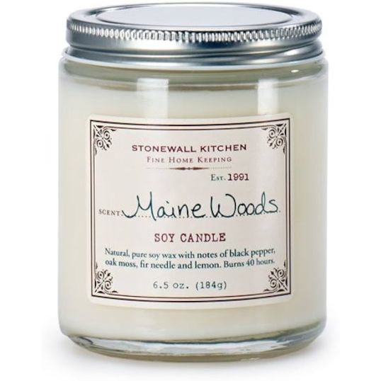 STONEWALLKIT MAINE WOODS GF SOY CANDLE 6.5 OZ
