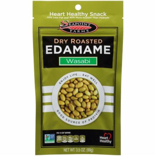 SEAPOINT FARMS DRY ROASTED EDAMAME SPICY WASABI 3.5 OZ