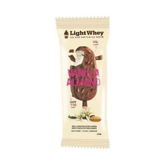 LIGHT WHEY VANILLA ALMOND ICE CREAM STICK 120 ML