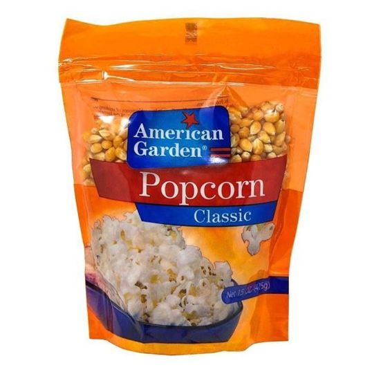 AMERICAN GARDEN CLASSIC POPCORN KERNELS GLUTEN FREE 425 GMS