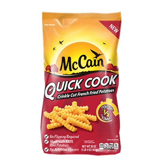 MCCAIN QUICK CRINKLES COOK FRIES 20 OZ