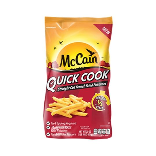 MCCAIN QUICK STRAIGHT COOK FRIES 20 OZ