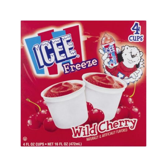 ICEE SQUEEZ ICEE FROZEN CUP WILD CHERRY 4 CT