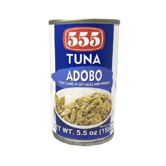 555 TUNA FLAKES IN SOY SAUCE AND VINEGAR 155 GMS