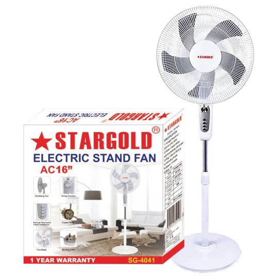 STAR GOLD ELECTRIC STAND FAN 16" SG-4041