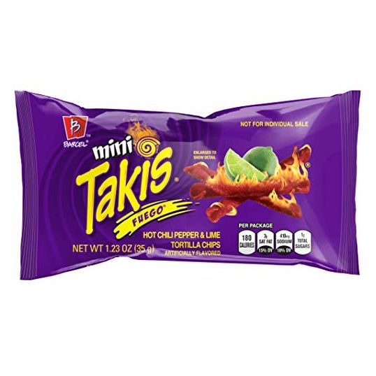 TAKIS MINI FUEGO HOT CHILLI PEPPER 1.2OZ