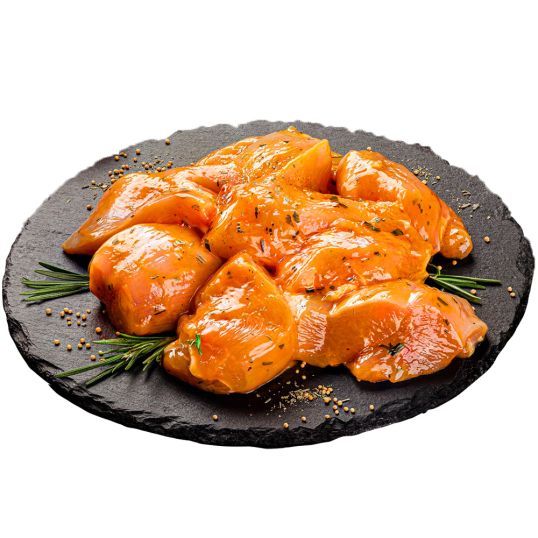 CHICKEN FILLET BONELESS HOT AND SPICY PER KG 