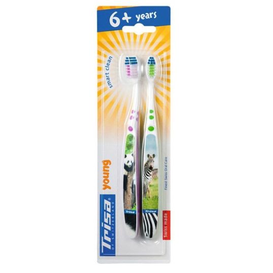 TRISA TOOTH BRUSH KID MAGIC WORLD DUO 1+1 FREE