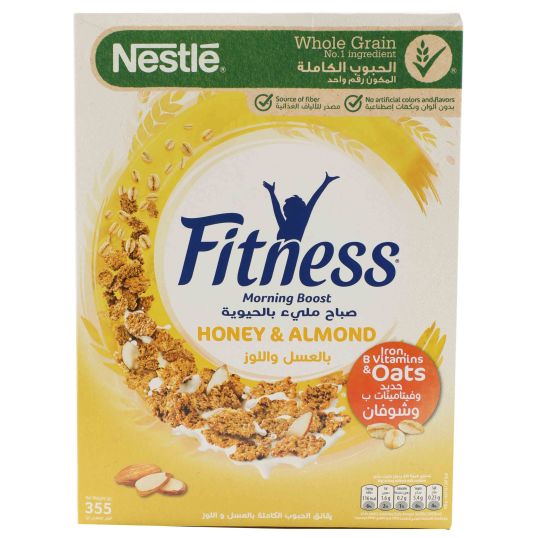 NESTLE FITNESS HONEY & ALMOND 355GMS