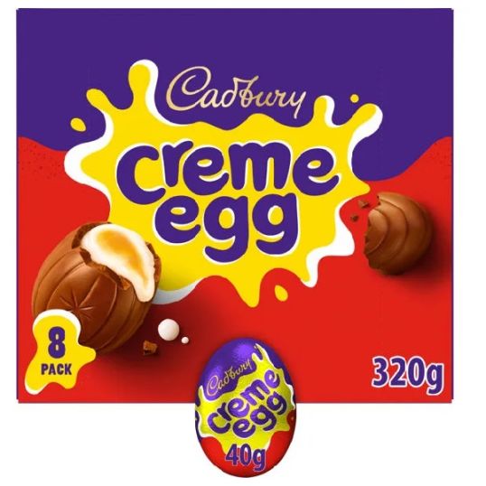 CADBURY CREME EGG 8X40 GMS