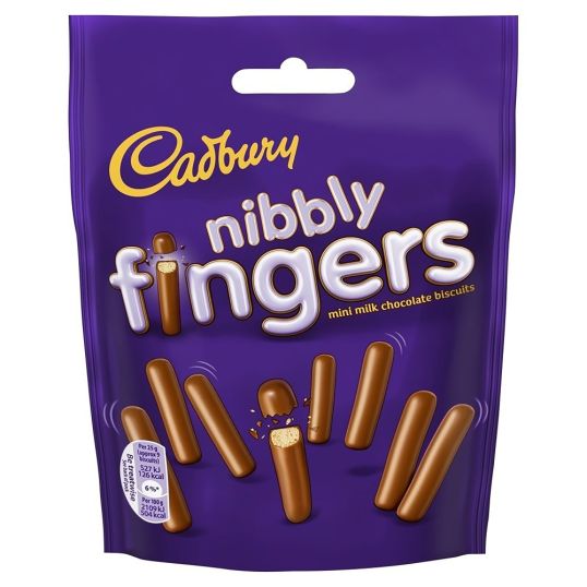 CADBURY NIBBLY FINGERS POUCH 125 GMS