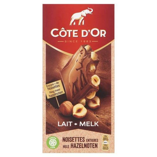 COTE DOR MELKCHOCOLADE HELE NOOT 180 GMS