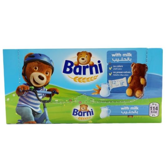 LU BARNI WITH MILK 12X30 GMS