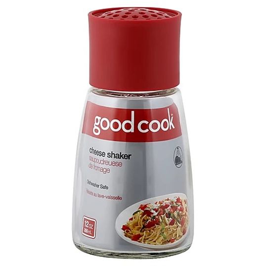 GOOD COOK CHEESE SHAKER 12 OZ GLASS 1'S