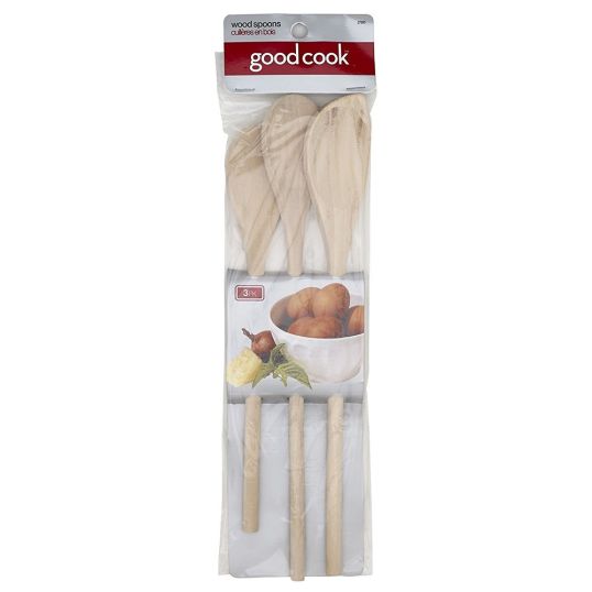 GOODCOOK SPOON SET WOOD 3PCS