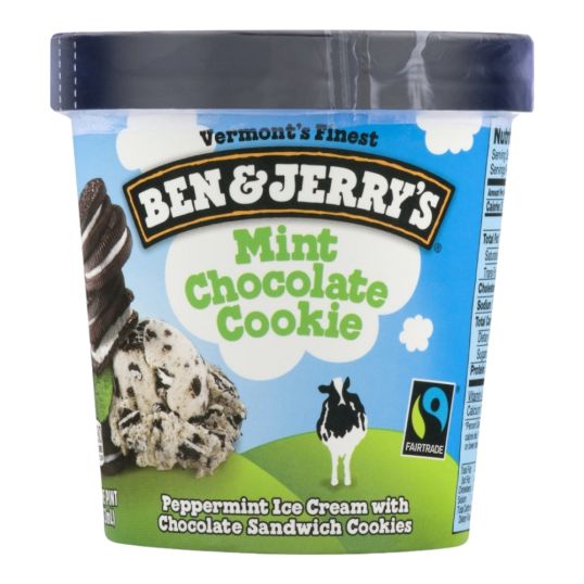 BEN & JERRYS MINT CHOCOLATE COOKIE 16 OZ