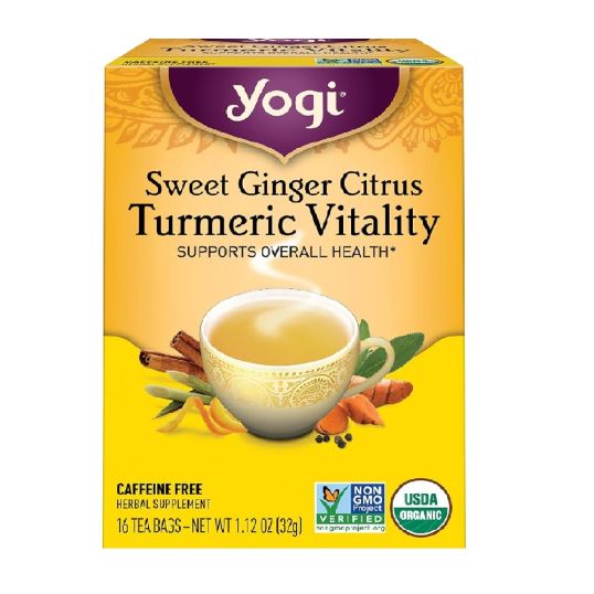 YOGI TEA ORGANIC HONEY CHAI TURMERIC VITALITY 16X1.12 OZ