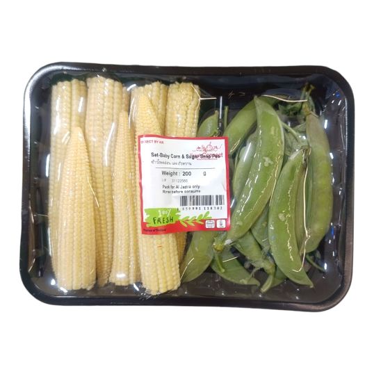 THAILAND BABY CORN & SUGAR SNAP PEA PER PC