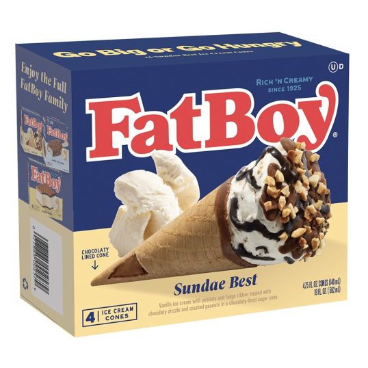 FATBOY ICE CREAM CONE SUNDAY BEST 19 OZ