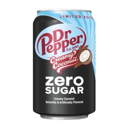 DR. PEPPER Creamy Coconut Zero Sugar 12 OZ