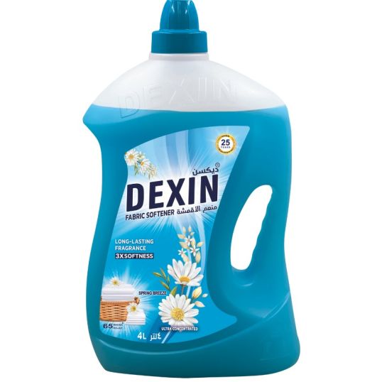 DEXIN FABRIC SOFTNER SPRING BREEZE 4 LTR