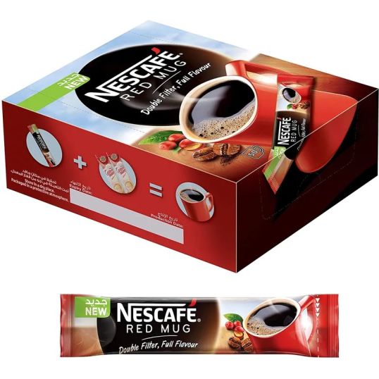 NESCAFE RED MUG INSTANT COFFEE SACHET STICKS 50X1.8 GMS