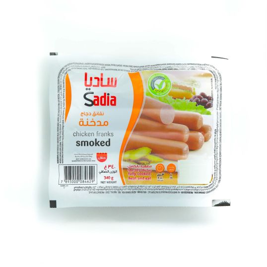 SADIA SMOKED CHICKEN FRANKS 12'S 340 GMS